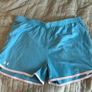 Under Armour Youth Teal Athletic Shorts